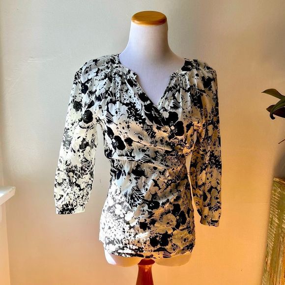 Ralph Lauren Tops - Ralph Lauren cotton wrap top, size S